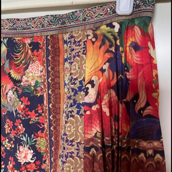 Camilla RARE Phoenix Rise Pleated Skirt Small - Picture 3 of 13